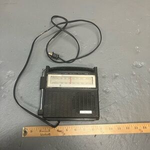 Black Portable Radio